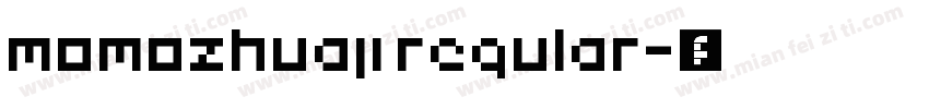 momozhuaji regular字体转换